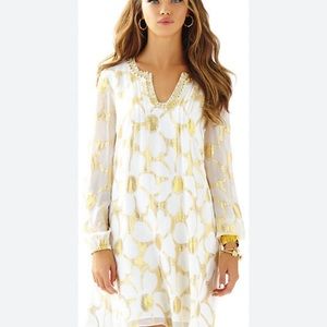 Lilly Pulitzer Colby Sleeve Tunic Dress , Size 4.
